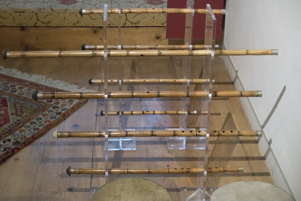 Istanbul Galata Mevlevihanesi Musical instruments Neys in 2016 3132